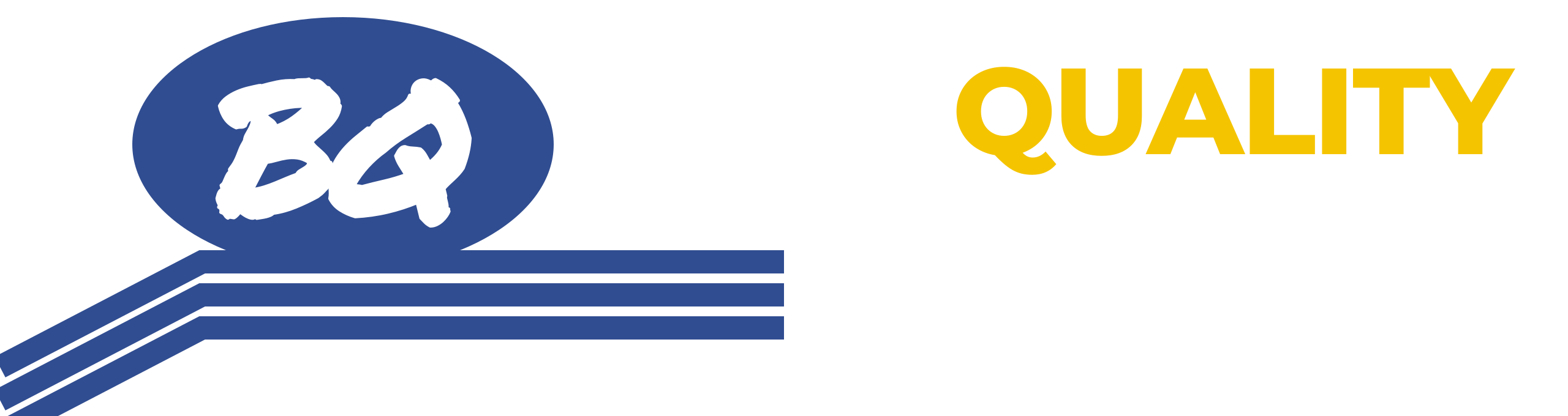 Best Quality Roofing Works logo white